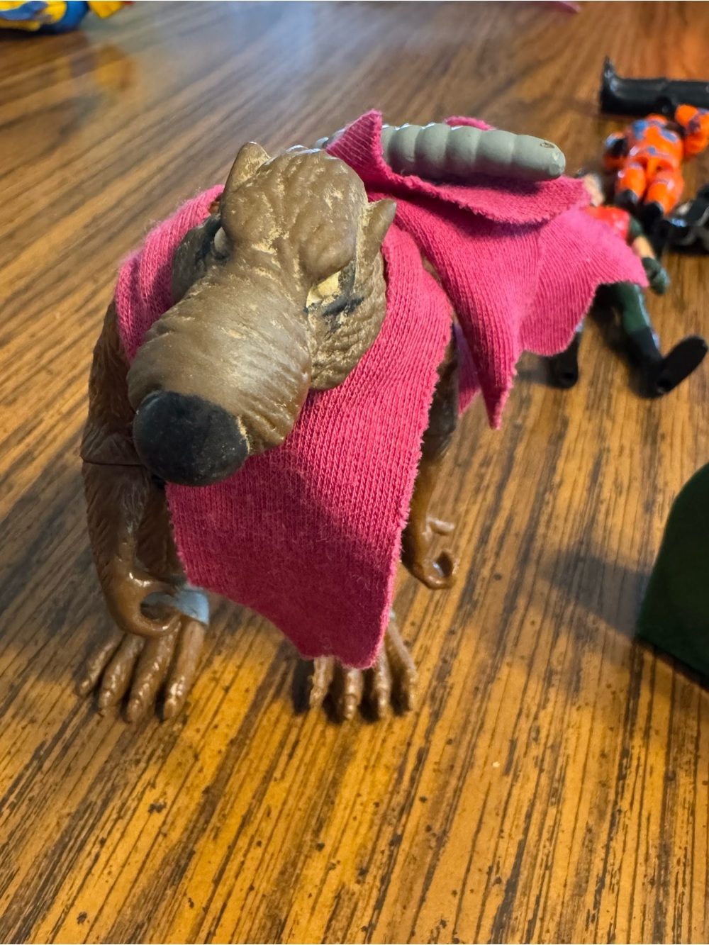 Vintage Teenage Mutant Ninja Turtle TMNT Splinter with Cape